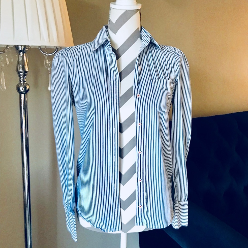 •Juicy Couture• Striped Button Down Shirt
